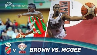 J'Covan Brown vs. Tyrus McGee - Head-to-Head - Basketball Champions League