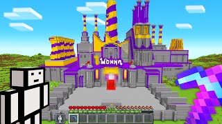 I Built WONKA's Chocolate Factory in Minecraft Hardcore!