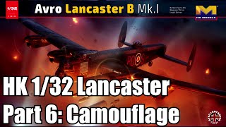 HK Models 1/32 Lancaster bomber - Part 6 - Camouflage painting