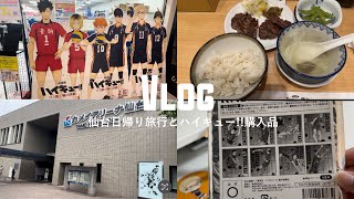 【Vlog】仙台日帰り旅行とハイキュー‼︎購入品