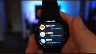 Galaxy Watch 4 Samsung Internet Browser: Watch YouTube, Browse Websites