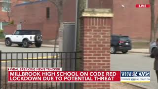1 taken into custody as Millbrook High School under Code Red lockdown