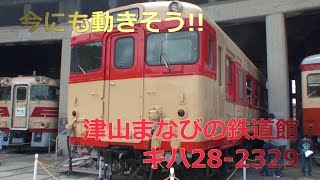 【エンジン復活】今にも動きそう！・津山まなびの鉄道館キハ28-2329