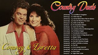 Conway Twitty, Loretta Lynn Gretaets Hits - Best Country Love Songs 70's 80's - Country Duets Songs