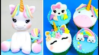 Cute UNICORN Cupcakes - How To Make by Cakes StepbyStep