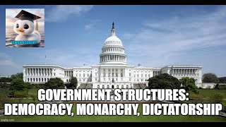 Government Structures: Democracy, Monarchy, and Dictatorship