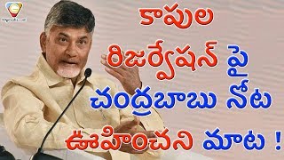 కాపుల రిజర్వేషన్ పై చంద్రబాబు ఊహించని మాట | Chandra Babu About Kapu Reservation | 99gmedia