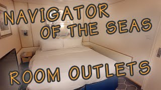 How many OUTLETS are in your room on Navigator of the Seas?