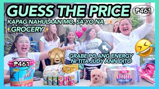 GUESS THE PRICE: GROCERY EDITION 🛒  (KAPAG NAHULAAN MO, SA'YO NA 🫵🏻 SAKIT PO NG TIYAN KO KAKATAWA 🤣)