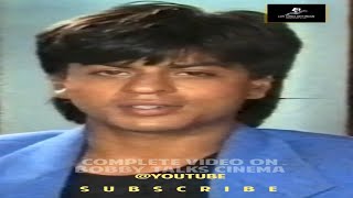 Shah Rukh Khan answers funny questions by Dilip Dhawan _ Bollywood Old Interview Video 1992 #shorts