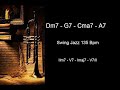 [Swing] ii-V-I -V/II Secondary Dominant Backing Track  Dm7  - G7  -  Cmaj7  -  A7  135 BPM