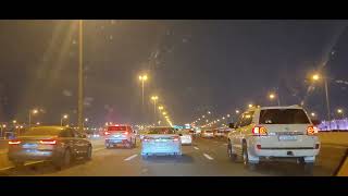 QATAR  2025 - DRIVING TOUR IN 4K🇶🇦 ( Night Drive)