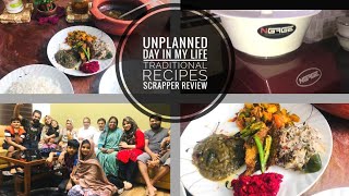 Unplanned Day in my life✓ Recipes of Breakfast \u0026 Lunch✓Cleaning✓Scrapper review✓TasteTours by Shabna