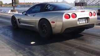 Supercharged corvette 9.17 155 408 ysi built by MGR Performance tuned by Seth at Federal Performance