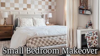 DIY TWEEN GIRLS BEDROOM MAKEOVER ON A BUDGET | SMALL BEDROOM DECORATING IDEAS |