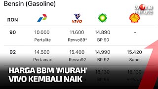 BBM 'Murah' VIVO Kembali Naik, Lebih Mahal dari Pertalite | tvOne Minute