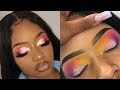 Affordable Drugstore Multi- Color Cut Crease | Client Makeup Tutorial