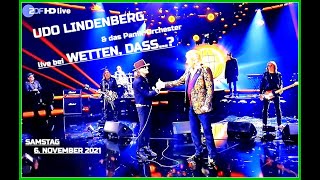 Udo Lindenberg UDOPIUM LIVE bei WETTEN DASS ..? am Samstag d. 6.11. 2021