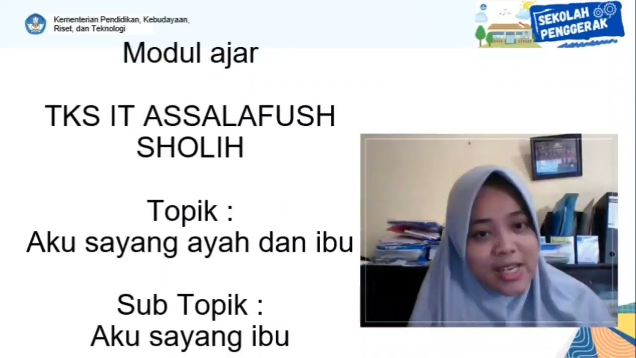 Modul Ajar Dengan Topik Aku Sayang Ayah Dan Ibu, Sub Topik : Aku Sayang ...