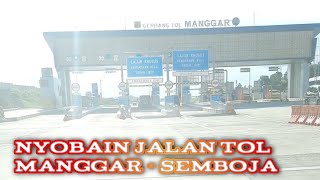 Jalan tol Balikpapan - Samarinda lewat pintu tol Manggar