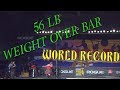 HAFTHOR BJORNSSON - 56 LB WEIGHT OVER BAR WORLD RECORD - 2019 ARNOLD SPORTS FESTIVAL