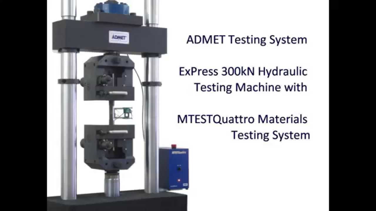 ASTM E8 Metal Tensile Test - YouTube