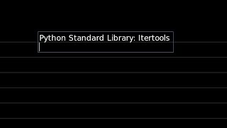 Python Programming - itertools module #26(HINDI) - 1