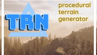 TRN | Procedural Terrain Generator | Asset Store | Unity 5 |