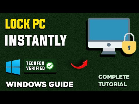 How to Lock PC Instantly in Windows – Full Guide