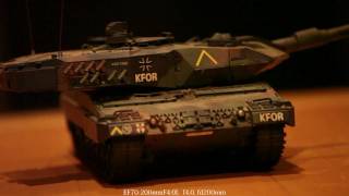 RC バトルタンク　LEOPARD ( Radio Control tank )