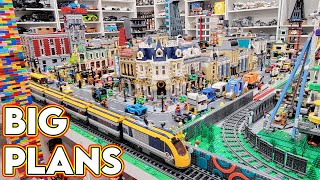 Plans for a HUGE LEGO CITY CHANGE & EXPANSION