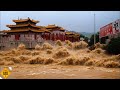 💥China Dam Breaks. Super Typhoon Bebinca Hits Henan, Causing Massive Flooding