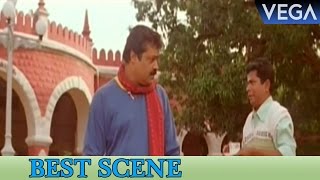 Indrans Bring Tea For Suresh Gopi || Megasandesam Movie Scenes