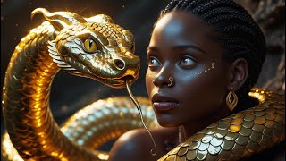 LE SERPENT D'OR ET LA FEMME TRES INTELIGENTE contes africains,histoires traditionnelles