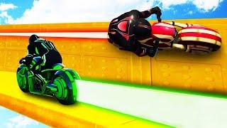 99% IMPOSSIBLE TRON DODGE! - GTA 5 Online