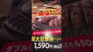 爆弾ハンバーグ【群馬帰省編】フライングガーデン高崎上小塙店