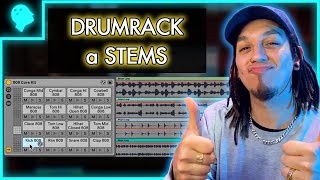 🔀  Cómo SEPARAR pistas de un DRUMRACK en Ableton | Drumsrack a Stems