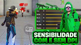 a MELHOR SENSIBILIDADE COM e SEM DPI para SUBIR CAPA!!!!