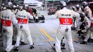 Lewis Hamilton stops at wrong pit - F1 Malaysian Grand Prix 2013