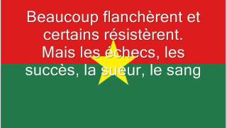 Hymne national du Burkina Faso