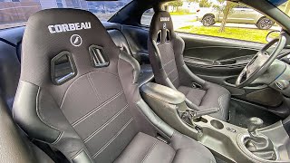 FINALLY!! NEW CORBEAU SEATS INSTALLED In My 600HP New Edge Mustang GT!!