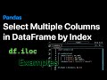 How to select Multiple Columns by Index in a Pandas DataFrame - Examples | ProgramGuru.org