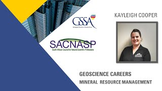 Geoscience Careers - Mineral Resource Management - Kayleigh Cooper