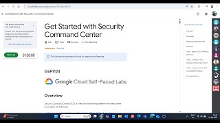 Get Started with Security Command Center || Lab Solution || Google Arcade 2025