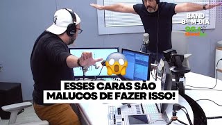 Eles brincaram de aviãozinho na Balada do Vinheta 😱 - Band Bom Dia #bandfm #humor #radio