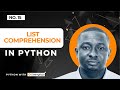 #14 Python Tutorials for Data Analytics & Data Science | List Comprehension