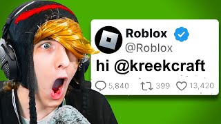 I Got Roblox To Notice Me..