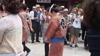 浅草　三社祭　南１１番　浅一三栄　町内神輿連合渡御　２０１６．５．１４　Sanja matsuri Asakusa Tokyo Japan