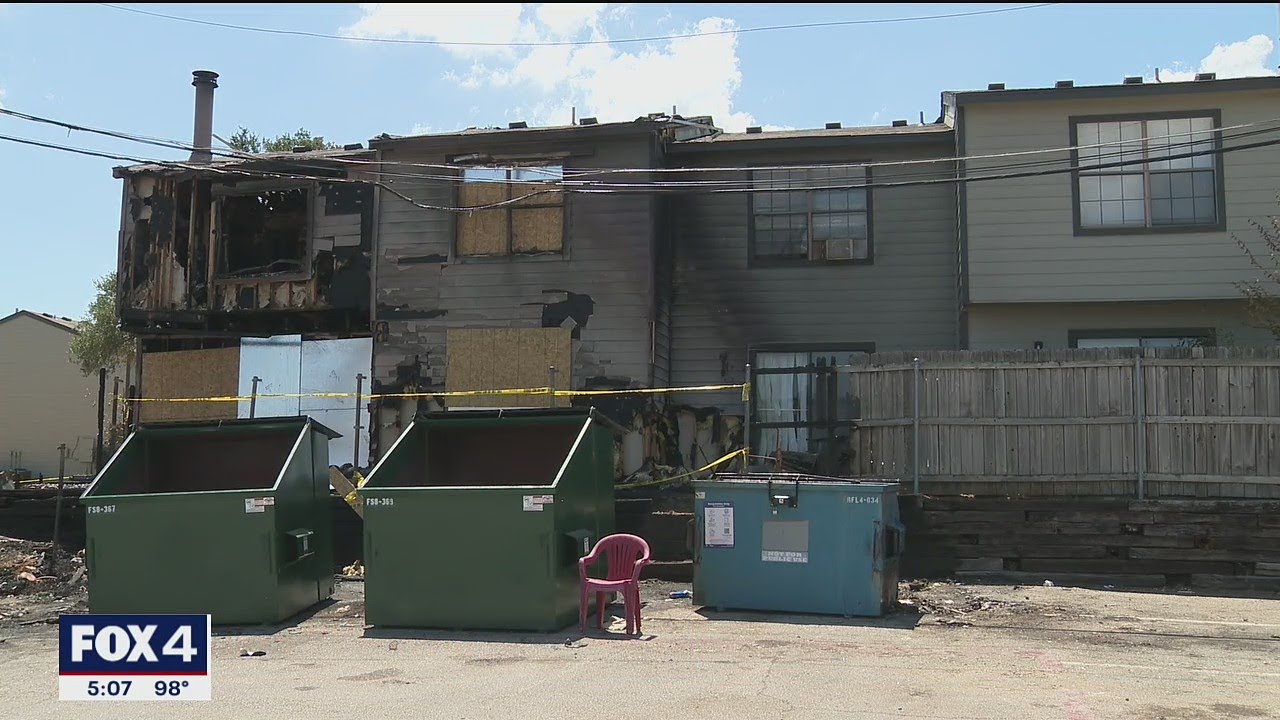 Denton Families Starting Over After Fire Destroys Apartment Building ...