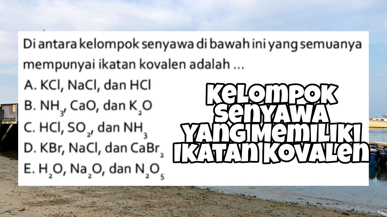 Kelompok Senyawa Yang Semuanya Berikatan Ion Adalah - Blog Sekolah